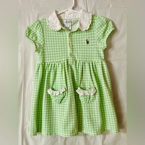 Polo Ralph Lauren Baby Girl Size 9 Months Collared Dress